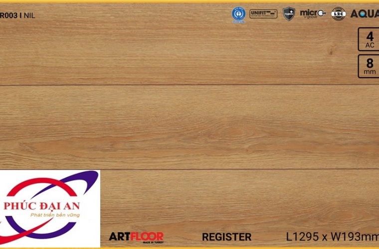 Sàn gỗ Artfloor AR003 – NIL – Register – 8mm – AC4