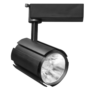 Đèn LED rọi ray 2 lớp 20w thân đen- Đơn sắc - TLC-R2L-TĐ-20W