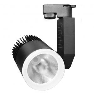 Đèn LED rọi ray tam cấp 30w thân đen- Đơn sắc - TLC-RTC-TĐ-30W