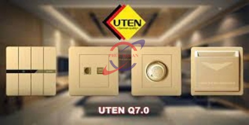 Thông số kỹ thuật của bộ công tắc đơn 1 chiều có đèn Led Q7.0 - Uten