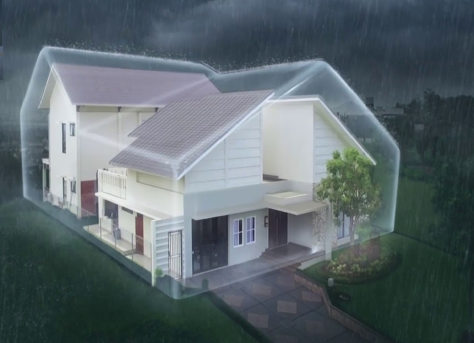 Sơn chống thấm Dulux bảo vệ ngôi nhà khỏi mùa mưa ẩm mốc