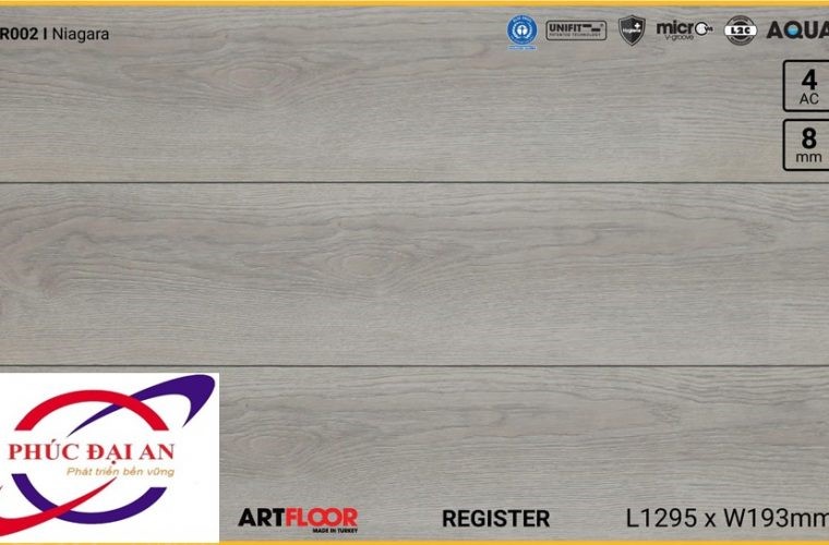 Sàn gỗ Artfloor AR002 – Niagara – 8mm – AC4