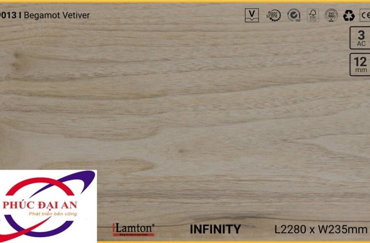 Sàn gỗ Lamton I9013 Begamot Vetiver – 12mm – AC3