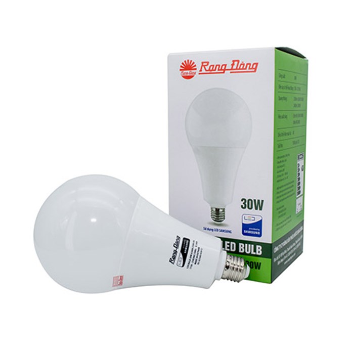 Bóng đèn LED BULB Tròn 30W A120N1/30W.H - Rạng Đông