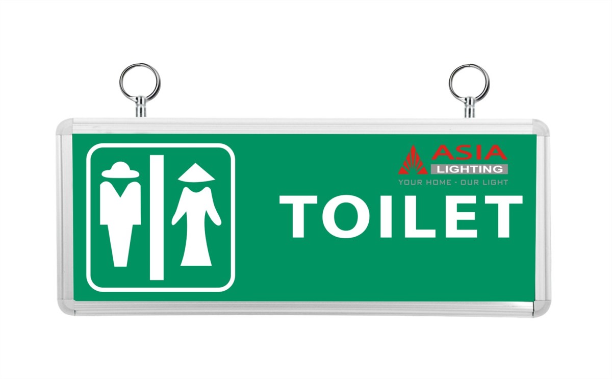 Đèn chỉ dẫn: Nhà vệ sinh - Asia