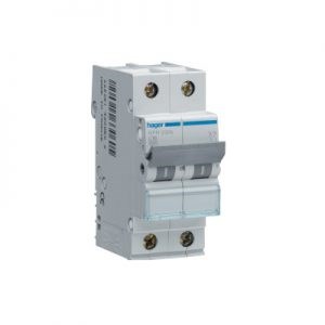 Aptomat 2 pha MCB - MU263A - Hager