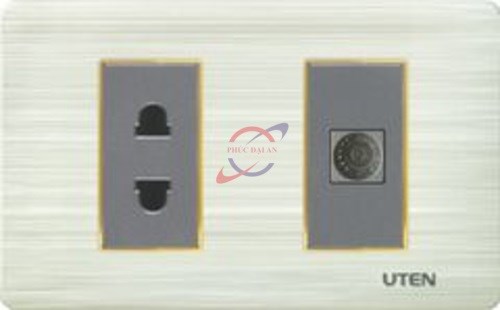Bộ ổ cắm 2 chấu và tivi cỡ S - V7.0 - Uten