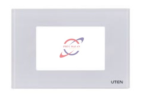 Mặt kính 3 thiết bị màu trắng Q120E -  Uten