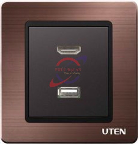 Bộ ổ cắm USB + HDMI  A5 - Uten